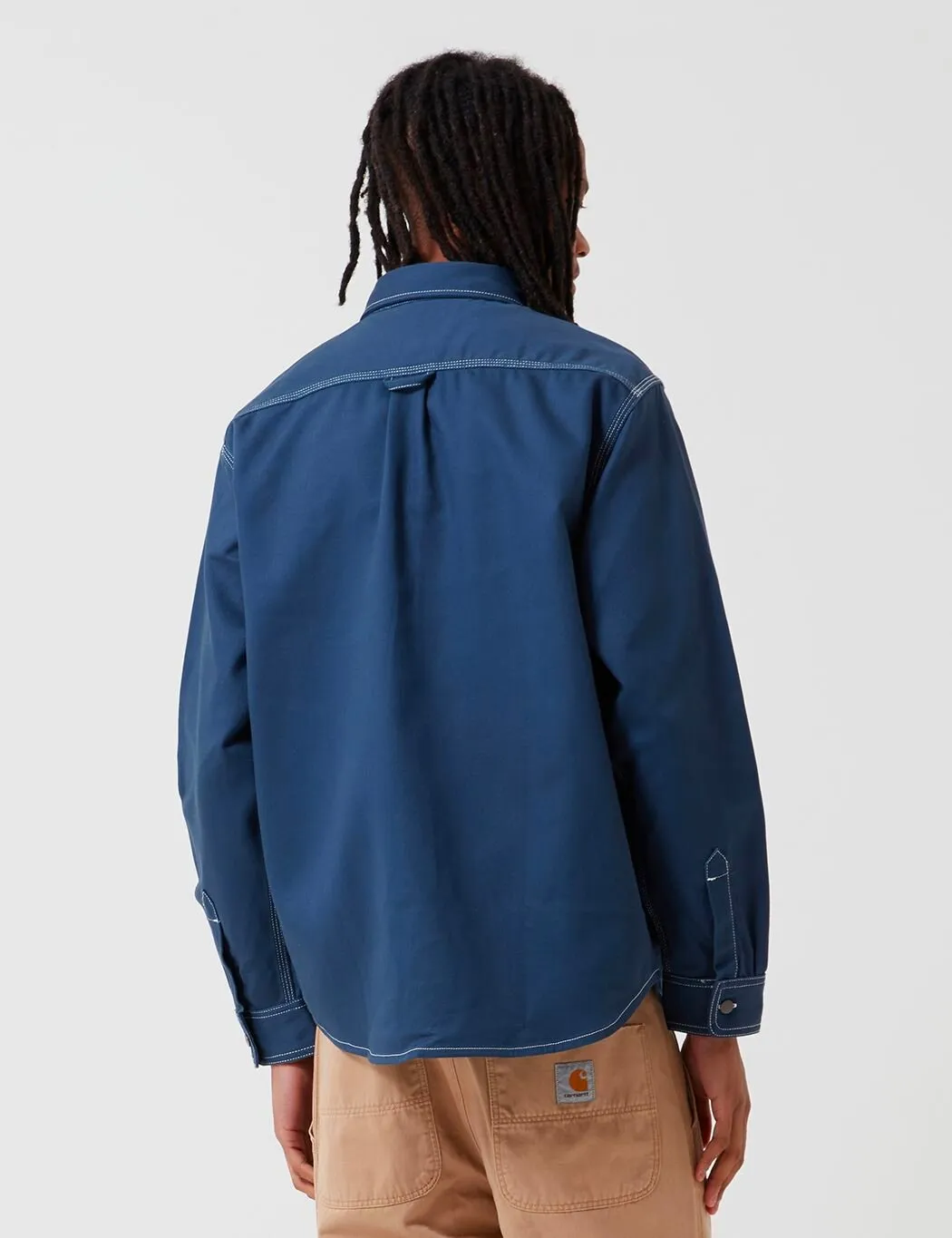 Carhartt-WIP Chalk Shirt Jacket (Regular Fit) - Blue Rigid