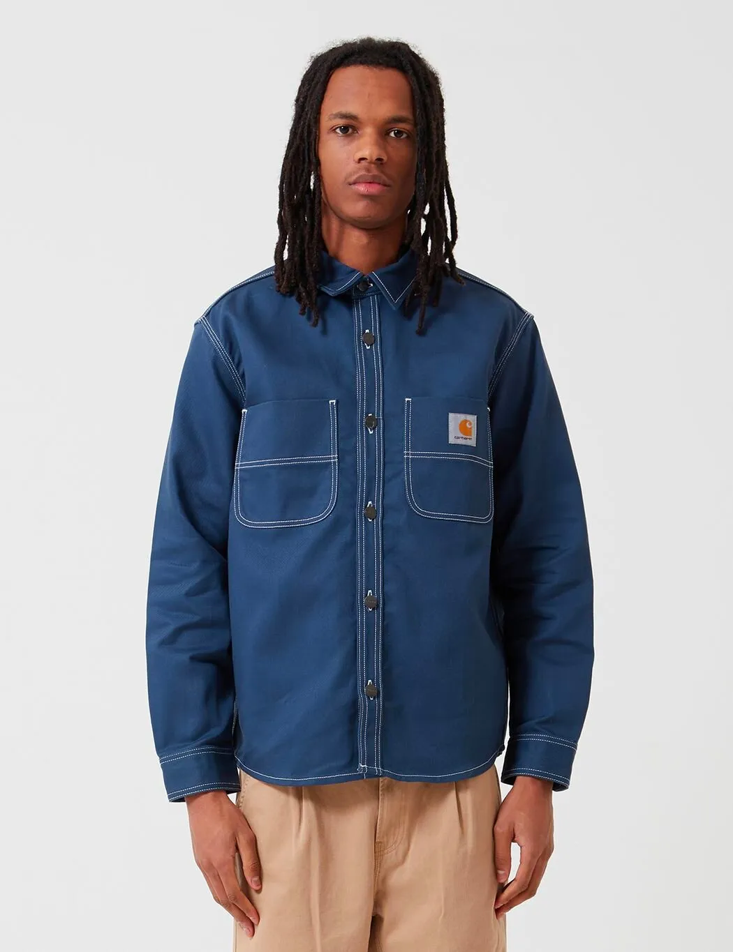 Carhartt-WIP Chalk Shirt Jacket (Regular Fit) - Blue Rigid