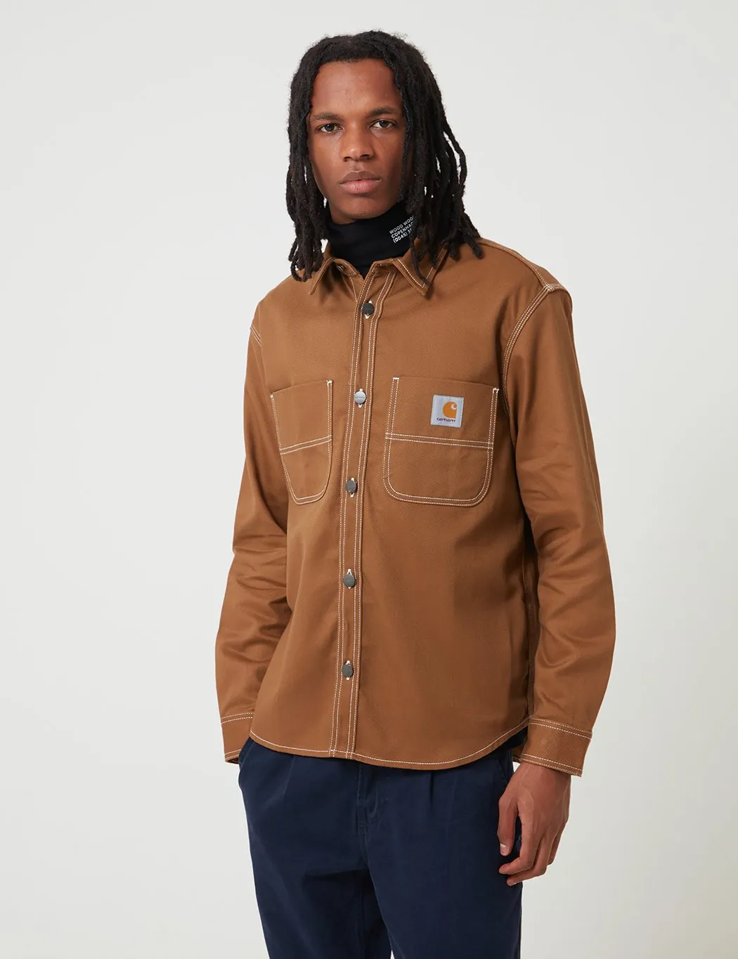 Carhartt-WIP Chalk Shirt Jacket (Regular Fit) - Hamilton Brown