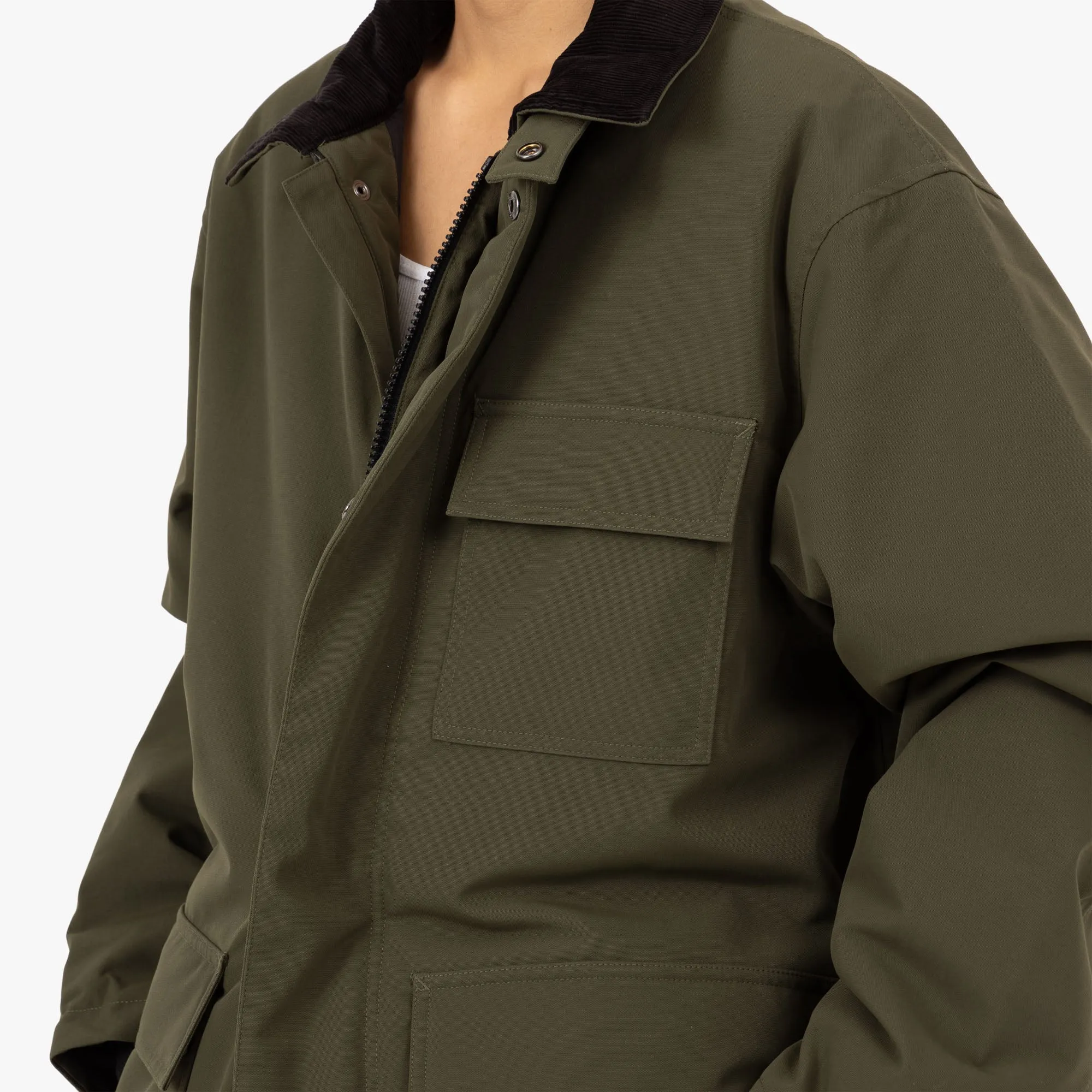 Carhartt WIP Clarton Coat Office Green / Black