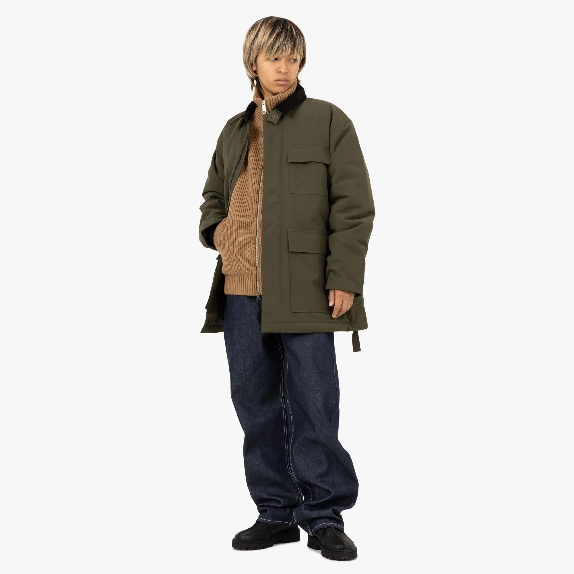 Carhartt WIP Clarton Coat Office Green / Black