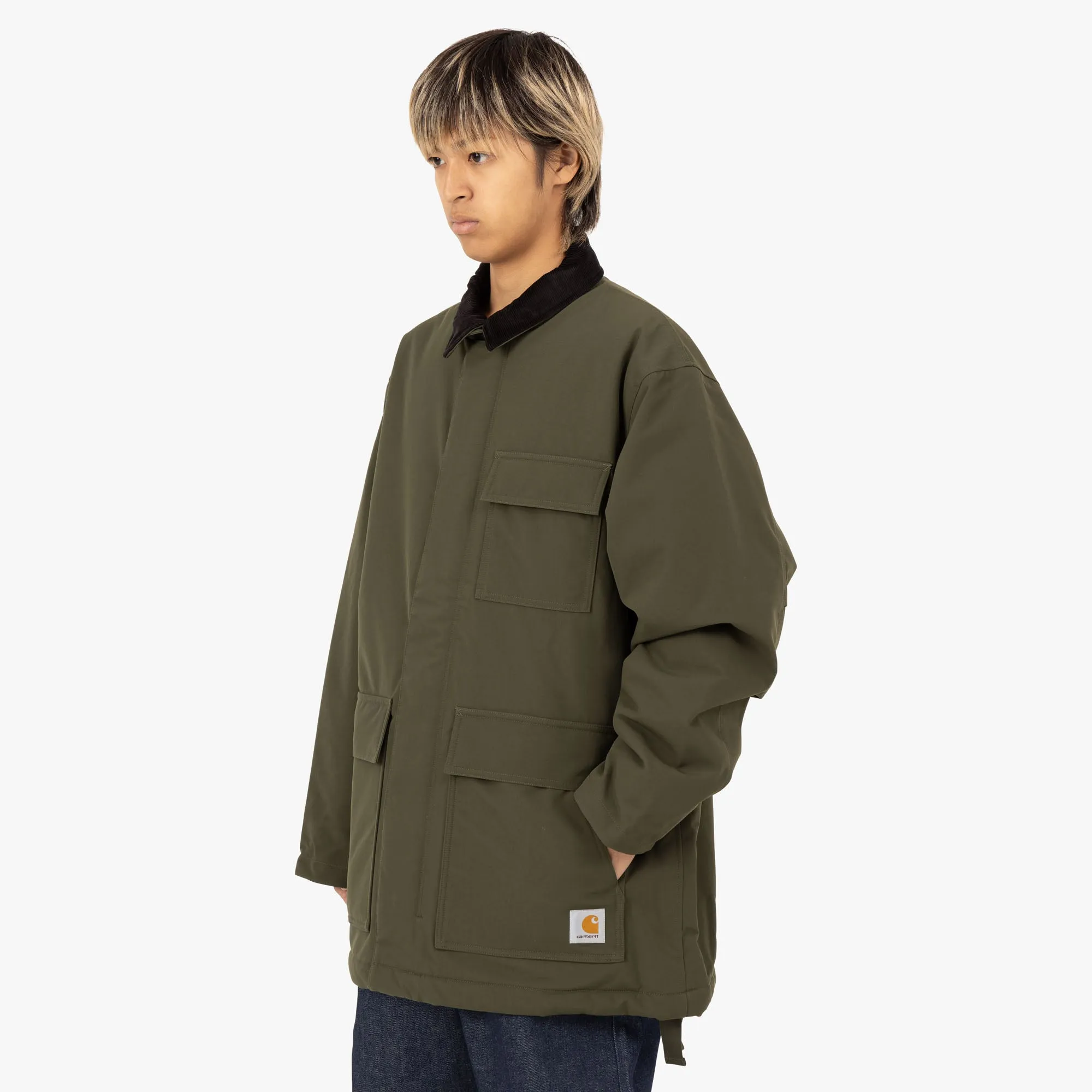 Carhartt WIP Clarton Coat Office Green / Black