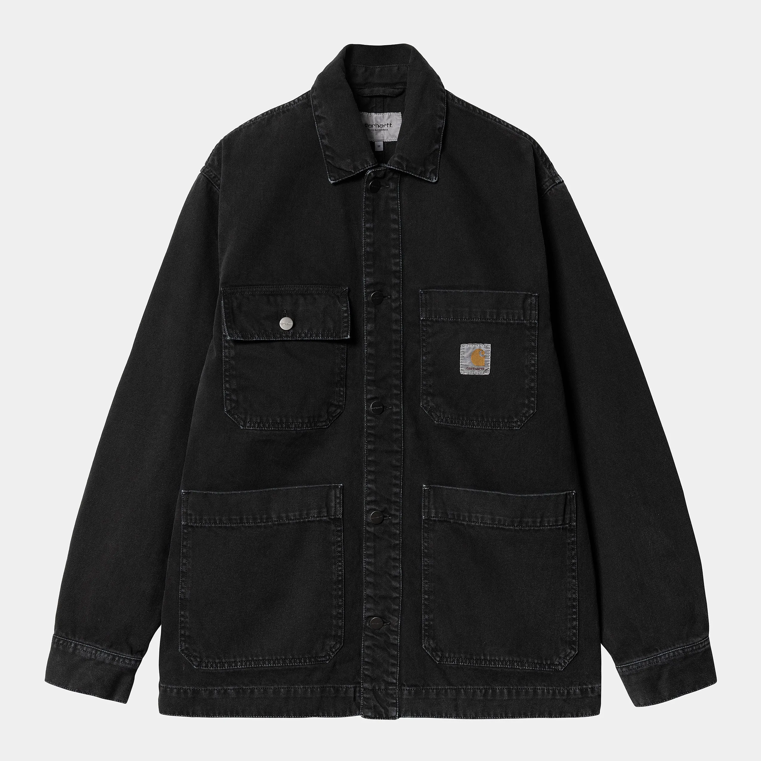 Carhartt WIP - Garrison Coat - Black (Stone Dyed)