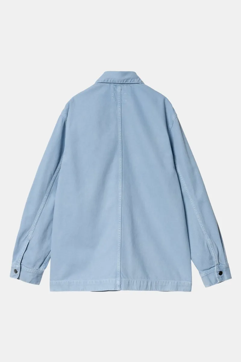 Carhartt WIP Garrison Stone Dyed Coat (Frosted Blue)