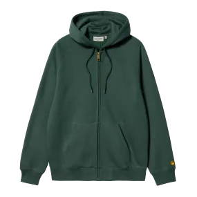 Carhartt WIP Hooded Chase Jacket - Discovery Green/Gold