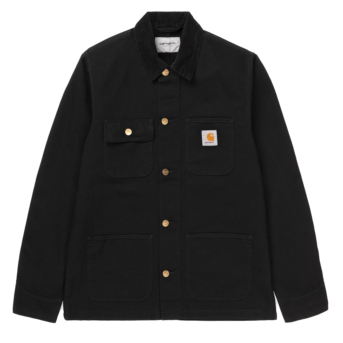 Carhartt WIP Michigan Coat Black / Black Rinsed