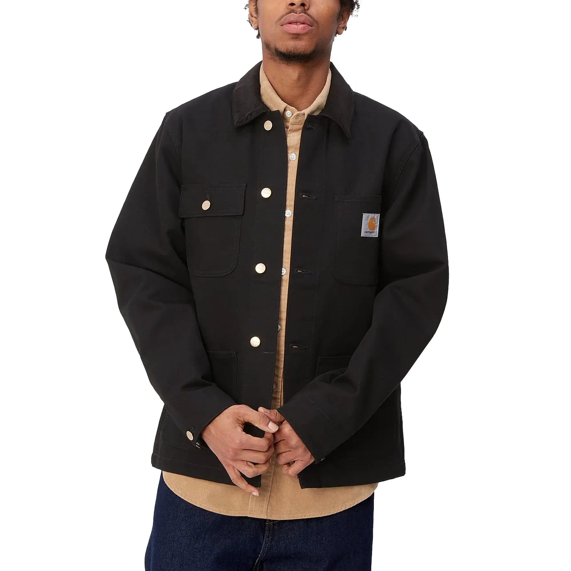 Carhartt WIP Michigan Coat Black/Black Aged Canvas