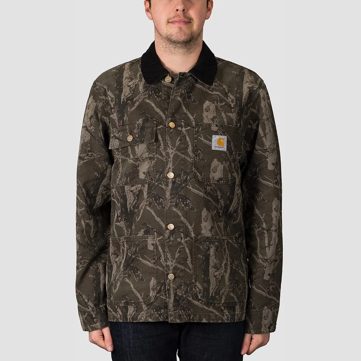 Carhartt WIP Michigan Coat Camo Tree Green Aged Canvas