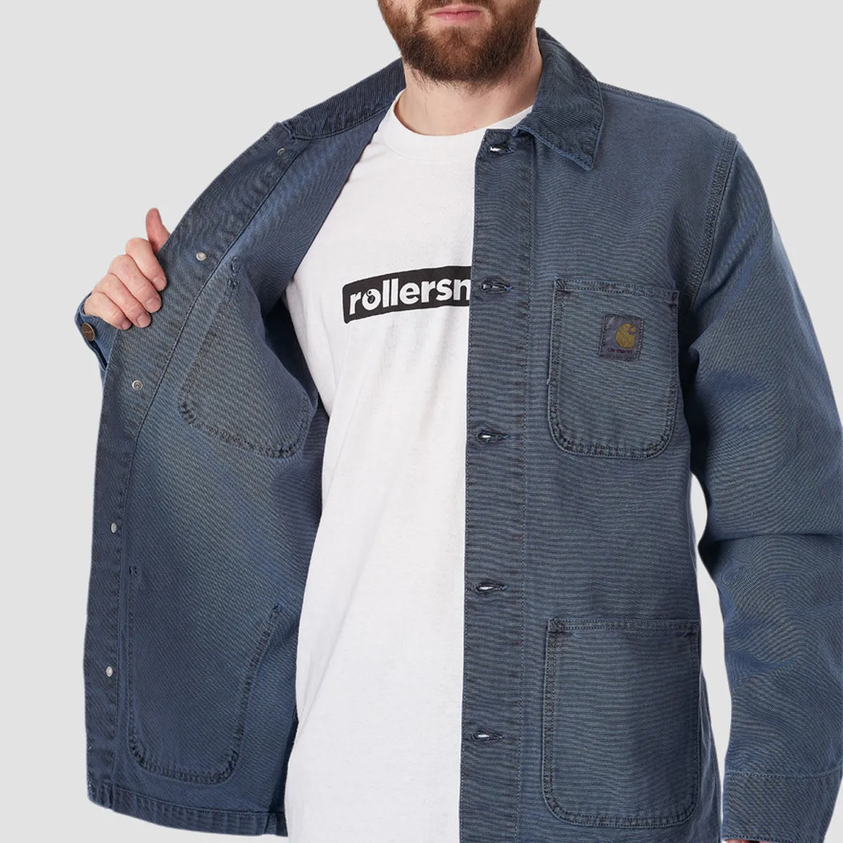 Carhartt WIP Michigan Coat Storm Blue/Storm Blue Faded