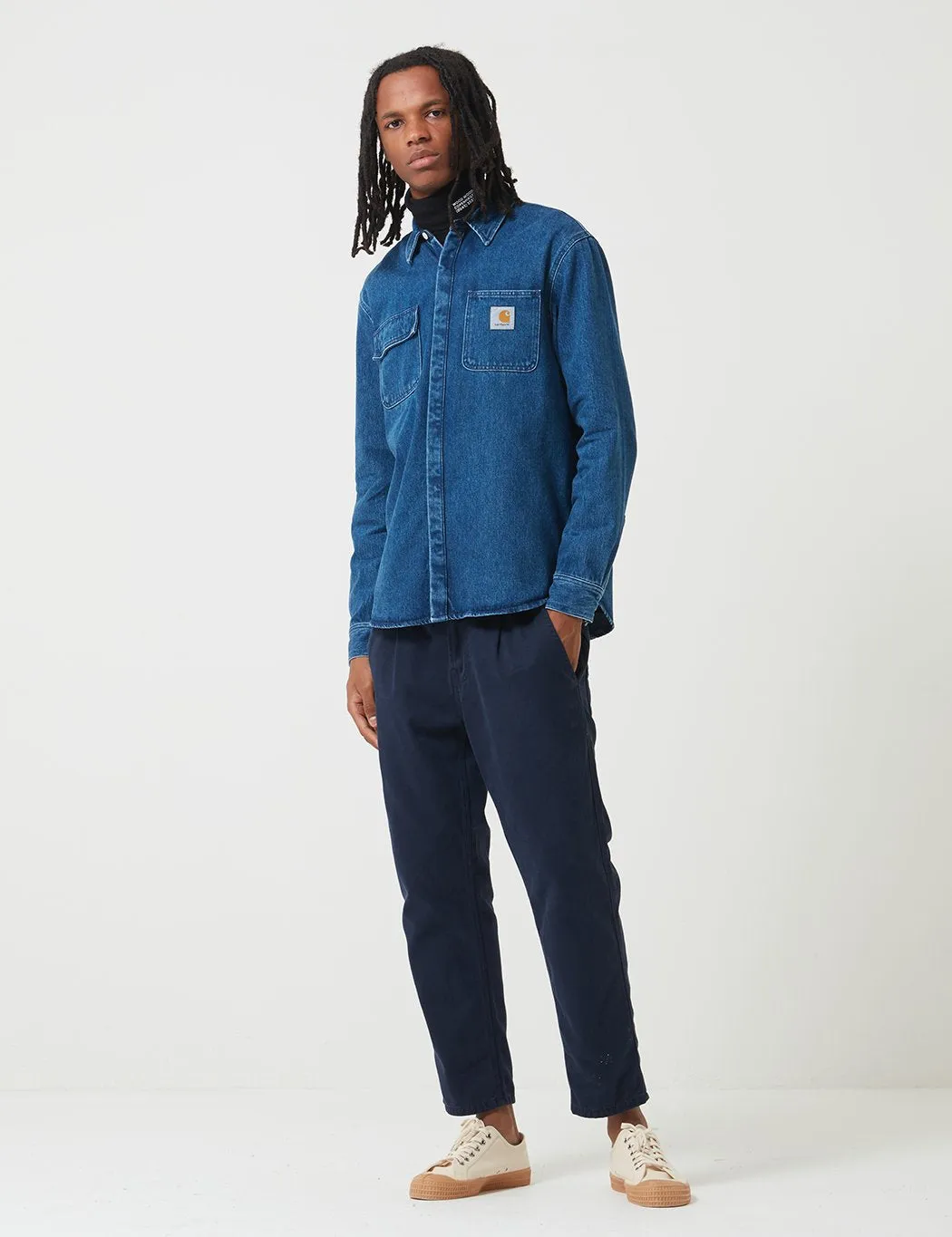 Carhartt-WIP Salinac Shirt Jacket - Blue Stone Washed