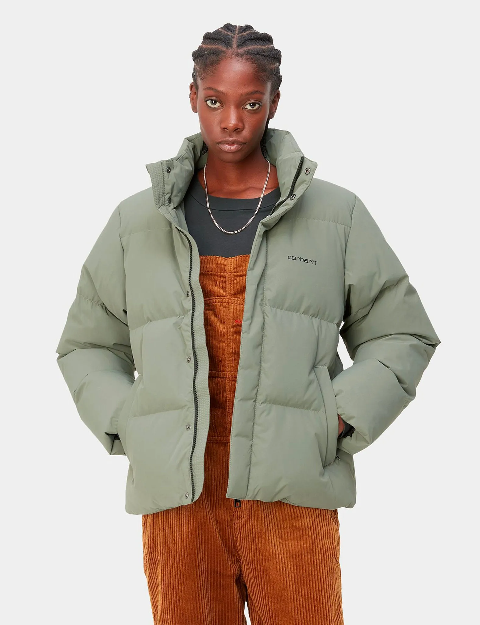 Carhartt-WIP Womens Yanie Jacket - Smoke Green