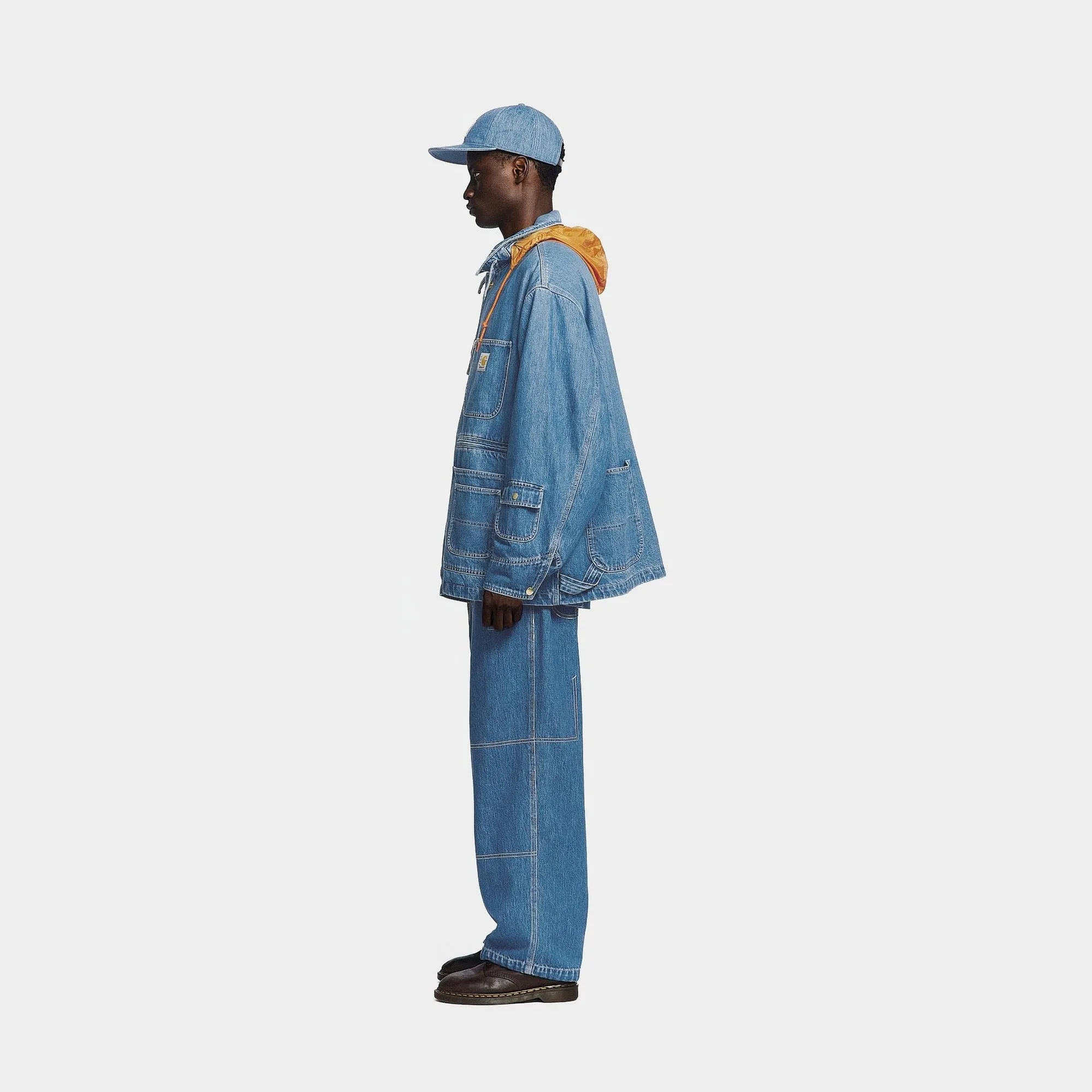 Carhartt WIP x INVINCIBLE Denim Chore Coat Max | Blue (stone washed)