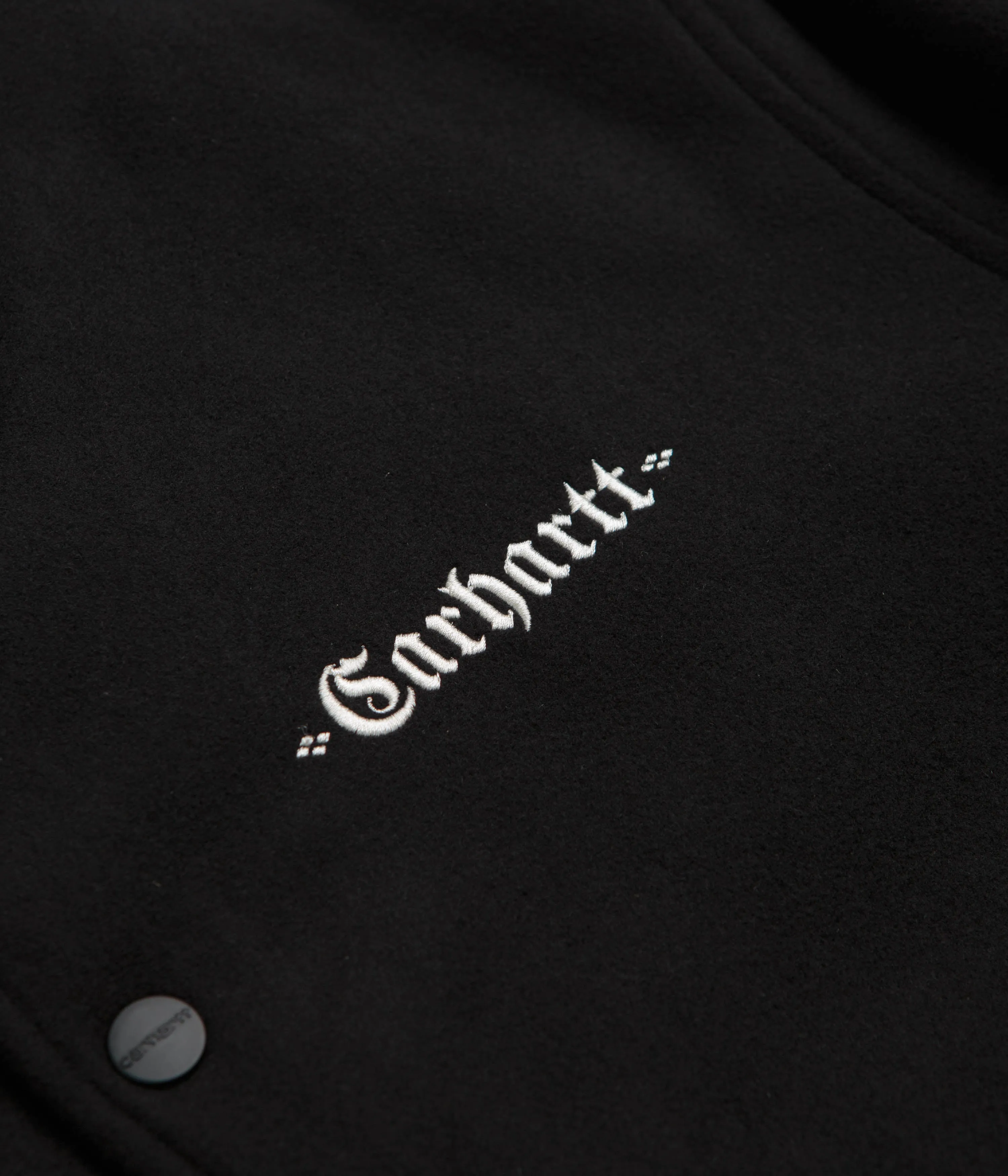 Carhartt Wool Coach Jacket - Black / Wax