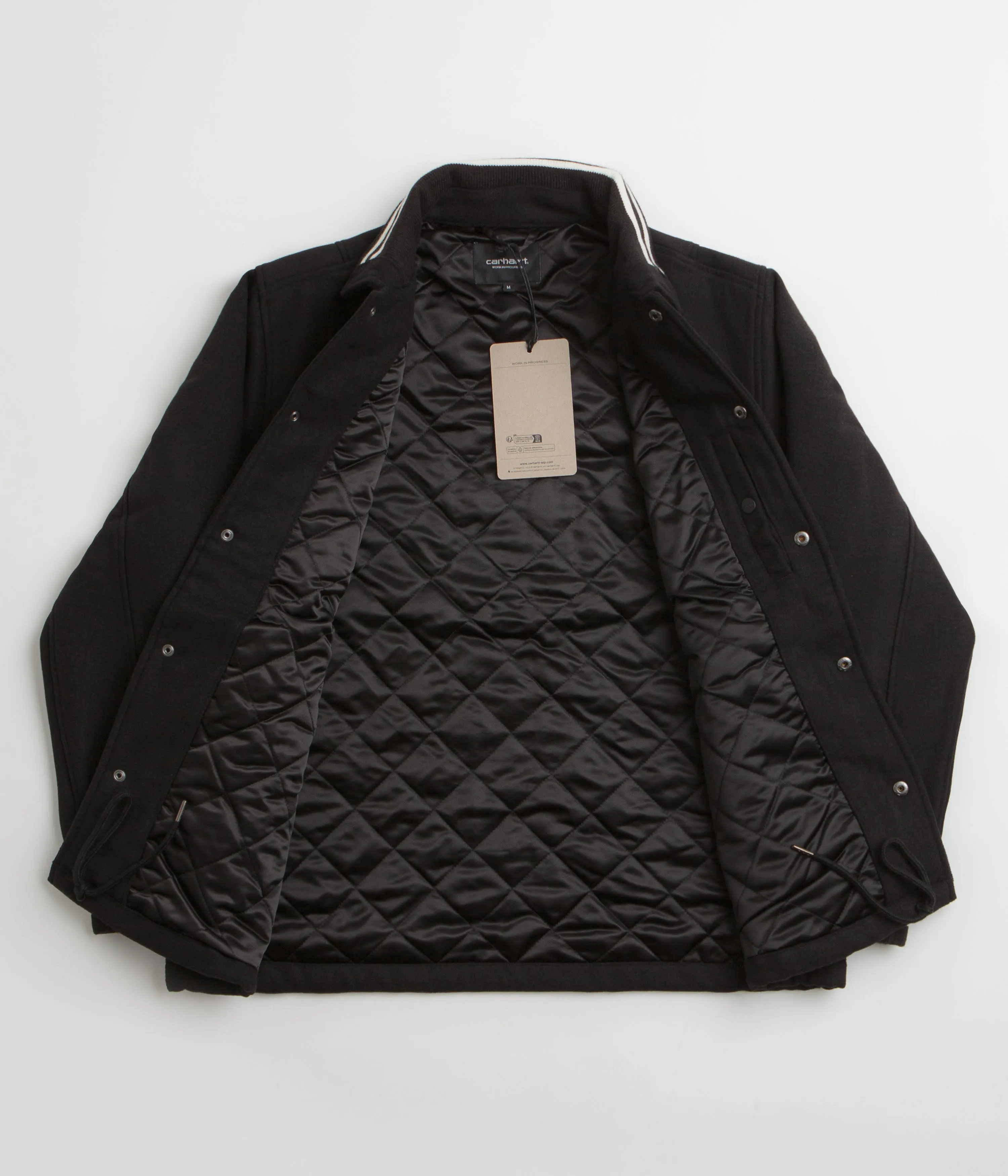 Carhartt Wool Coach Jacket - Black / Wax