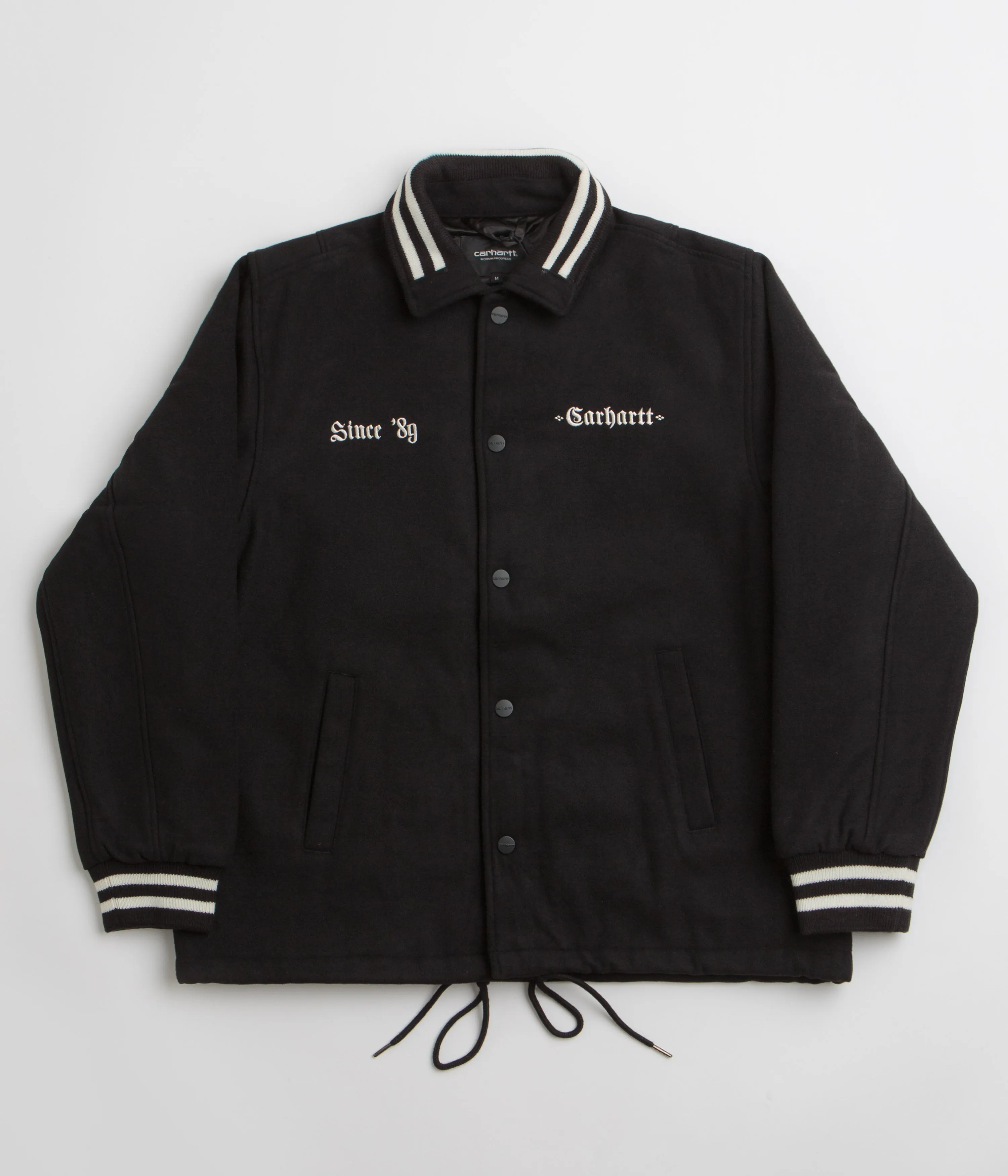 Carhartt Wool Coach Jacket - Black / Wax