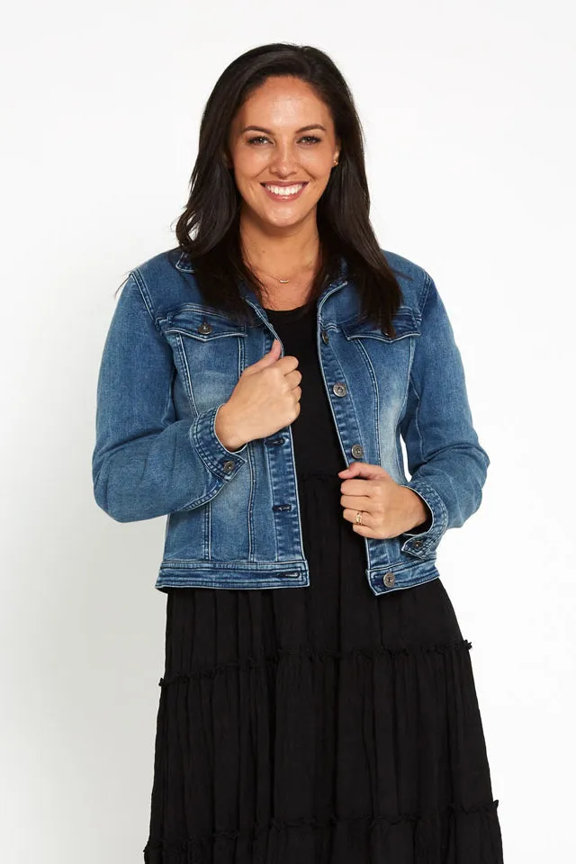 Carolyn Denim Jacket - Denim