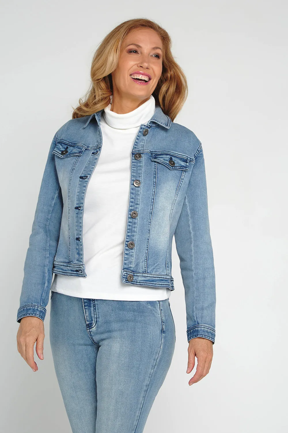 Carolyn Denim Jacket - Light Denim