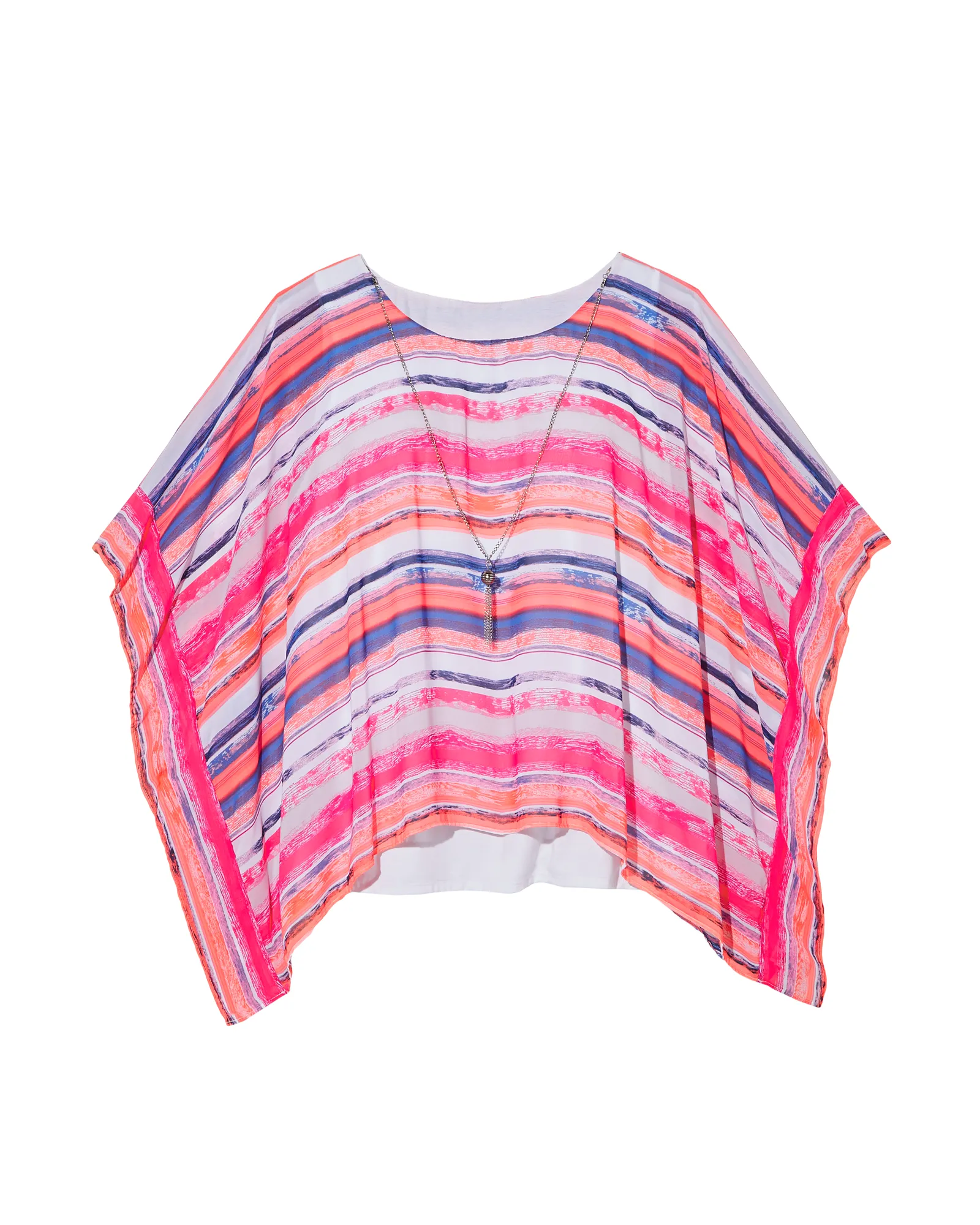 Cecilia Patterned Blouse | Pink / Orange