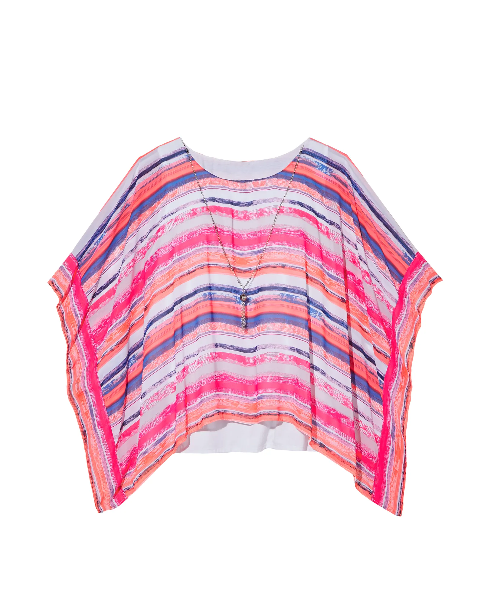 Cecilia Patterned Blouse | Pink / Orange