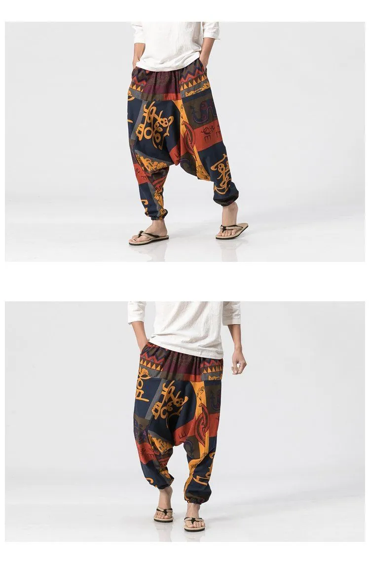 Chinese Linen Tribal Pant