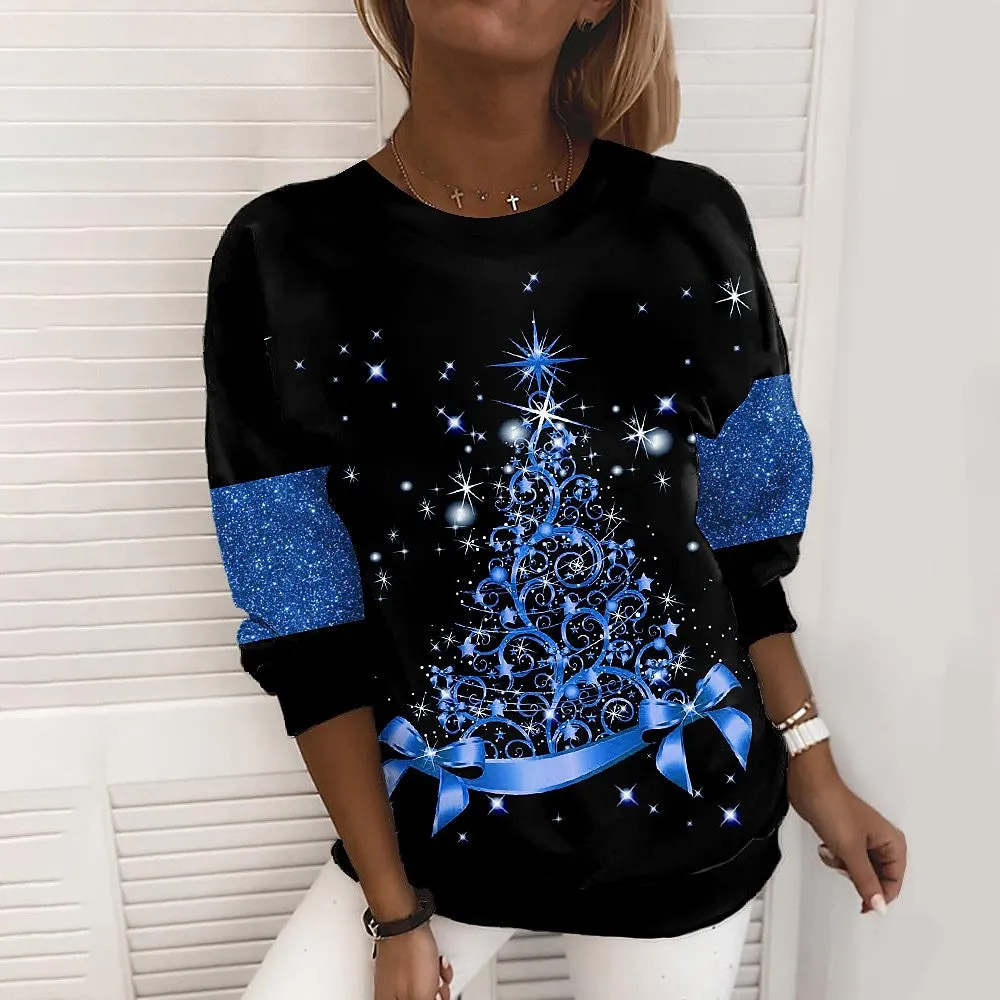 Christmas Sweater Women's 3D Digital Printing