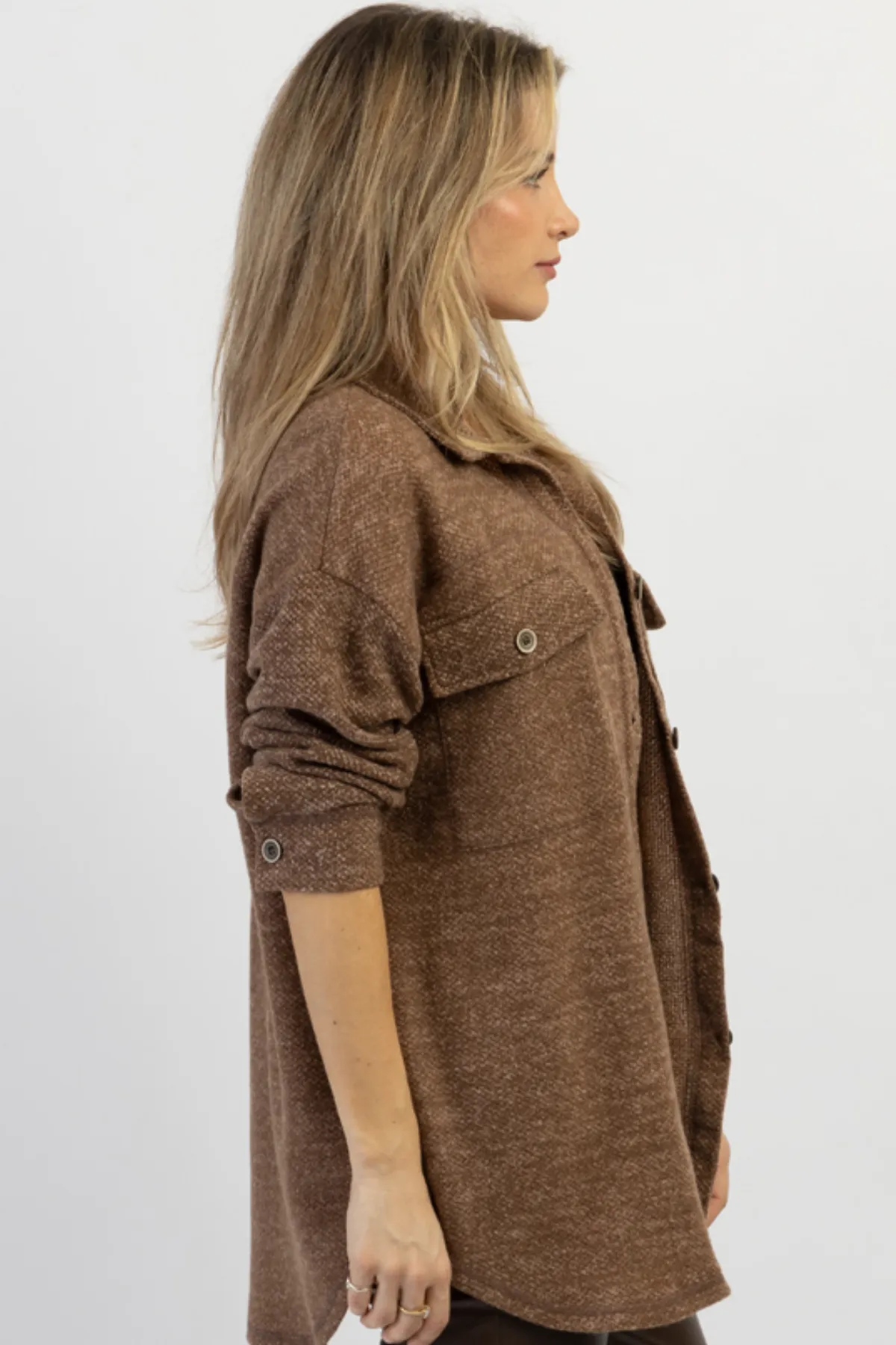 COCOA WOODSTOCK RELAXED SHIRT JACKET