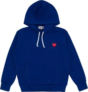 COMME des GARÇONS Play Hoodie Blue