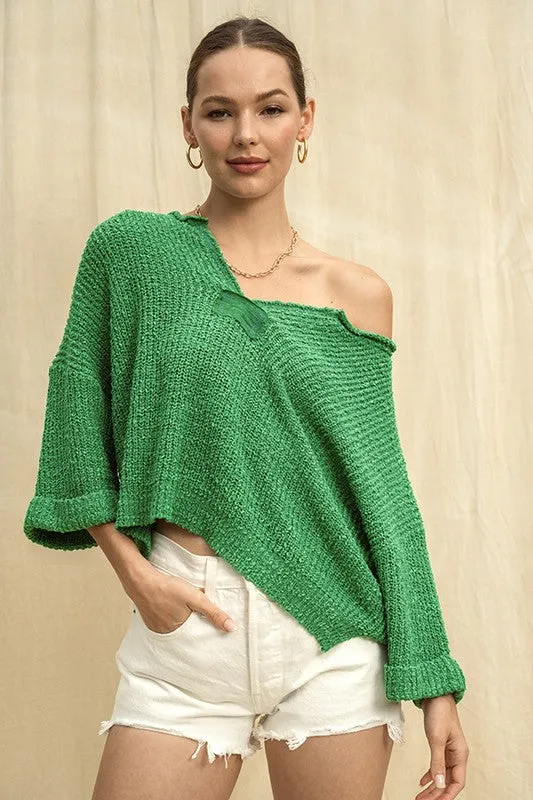 Cropped Spring Sweater