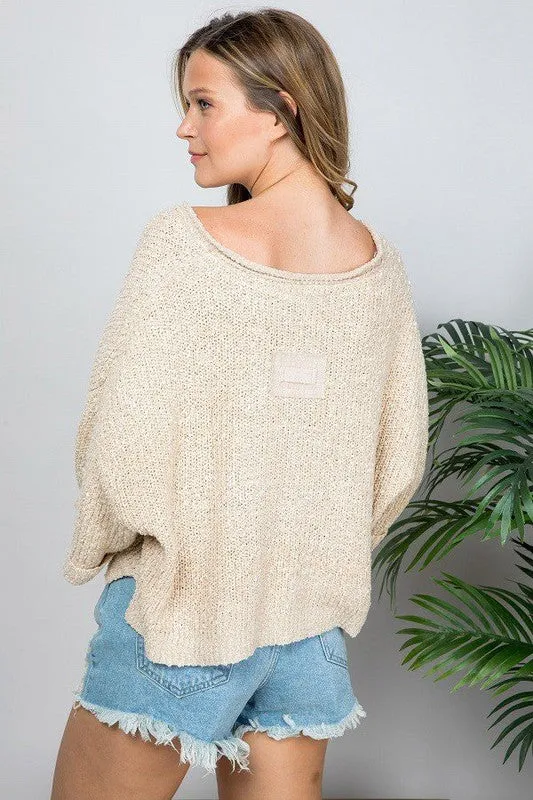 Cropped Spring Sweater