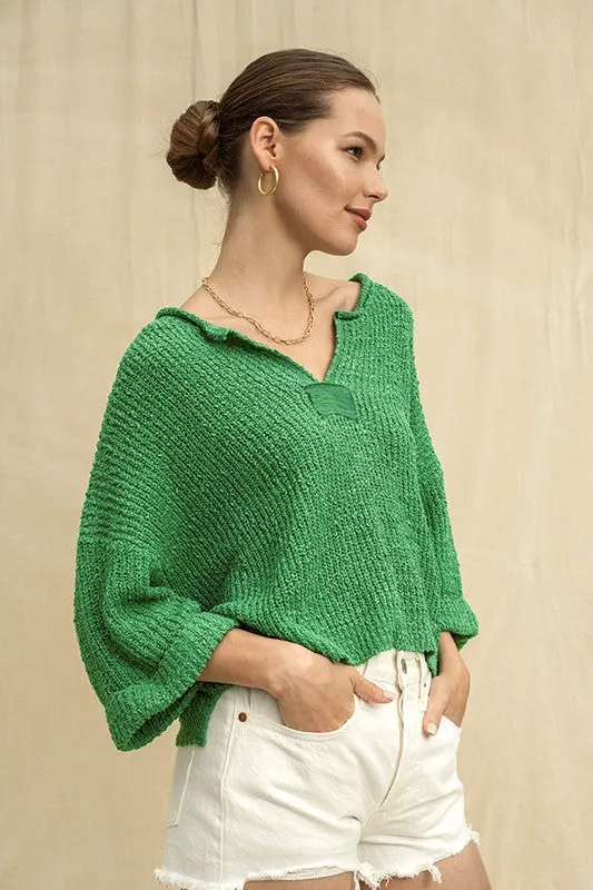 Cropped Spring Sweater