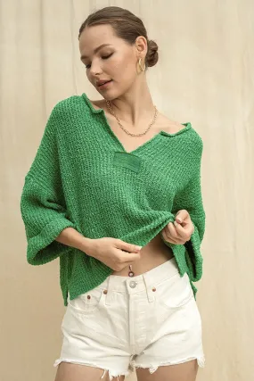 Cropped Spring Sweater