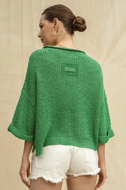 Cropped Spring Sweater