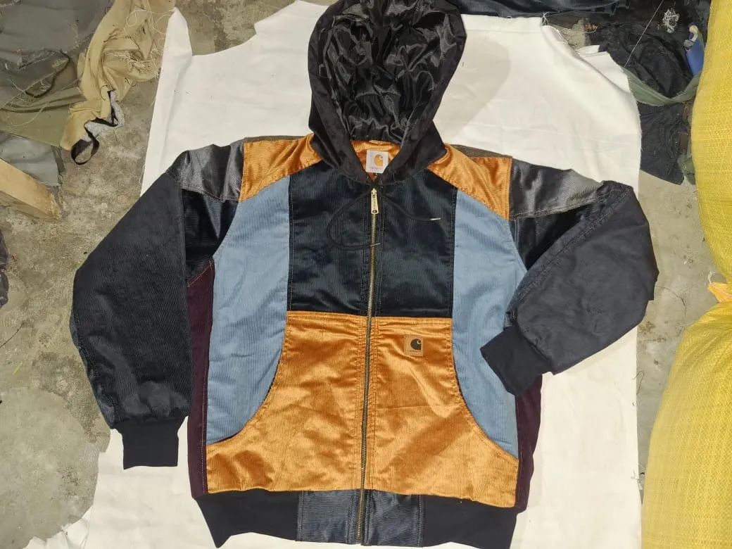 Custom handpick Reworked carhartt jacket mixed design