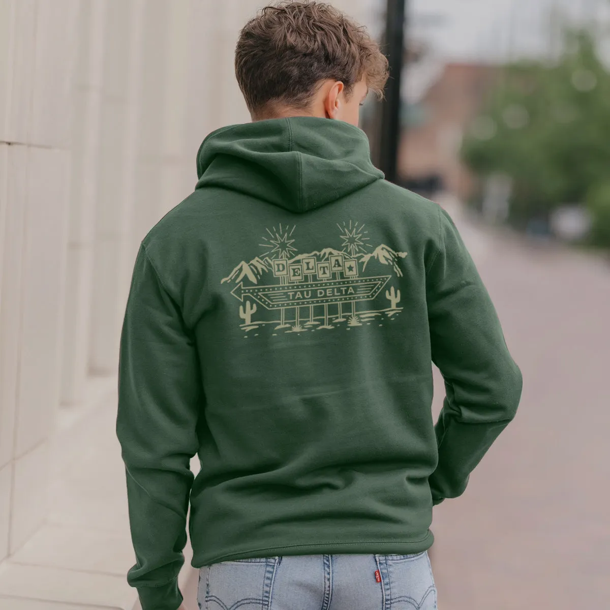 Delt Western Vintage Motel Hoodie