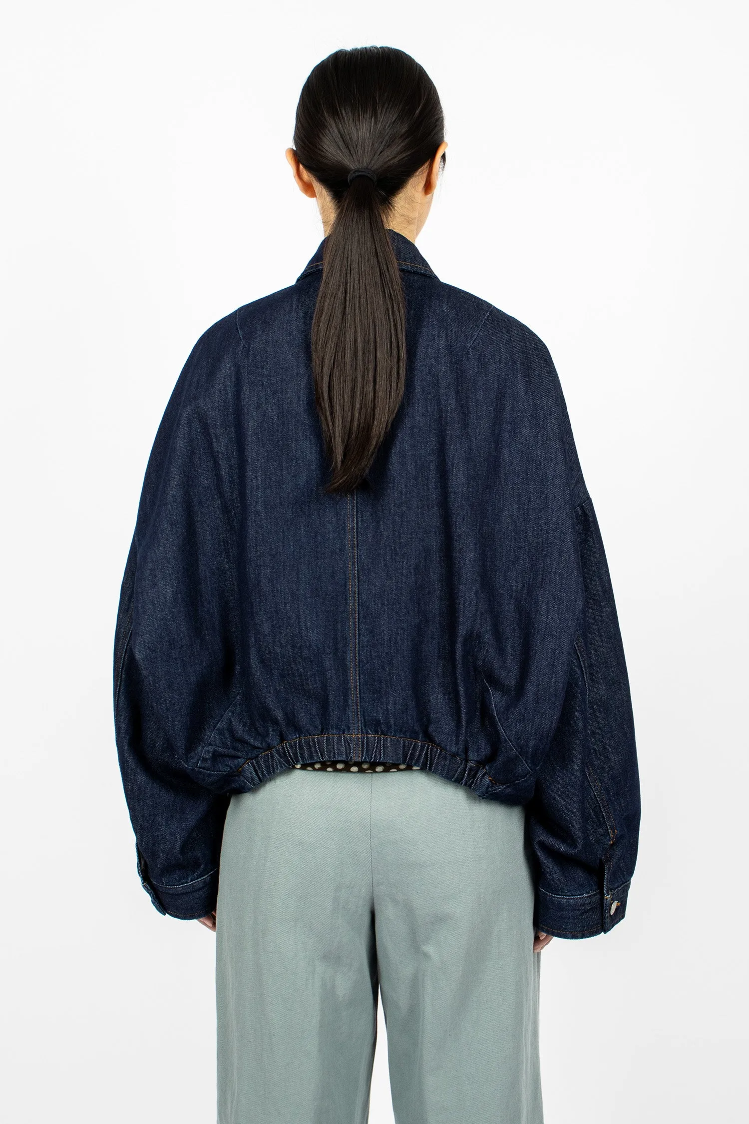 Denim Blouson Indigo