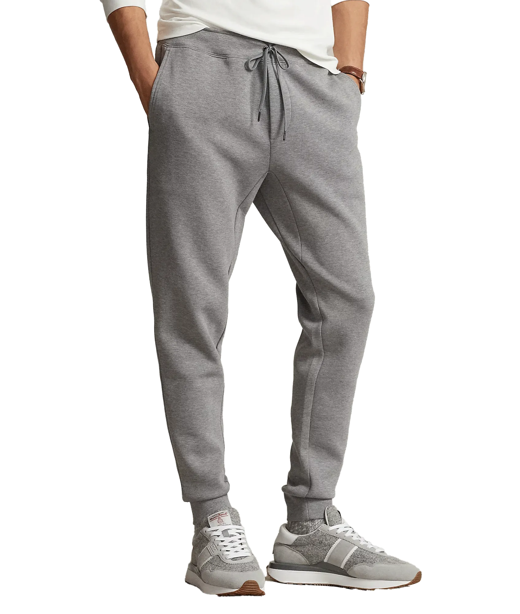 Double-Knit Joggers - Grey