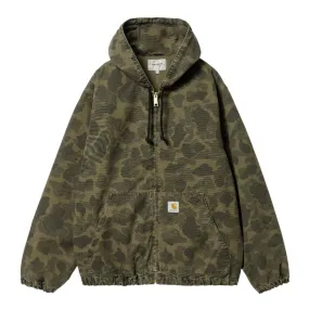 DUCK ACTIVE JACKET CAMO DUCK, GREEN / TURMERIC GARMENT DYED