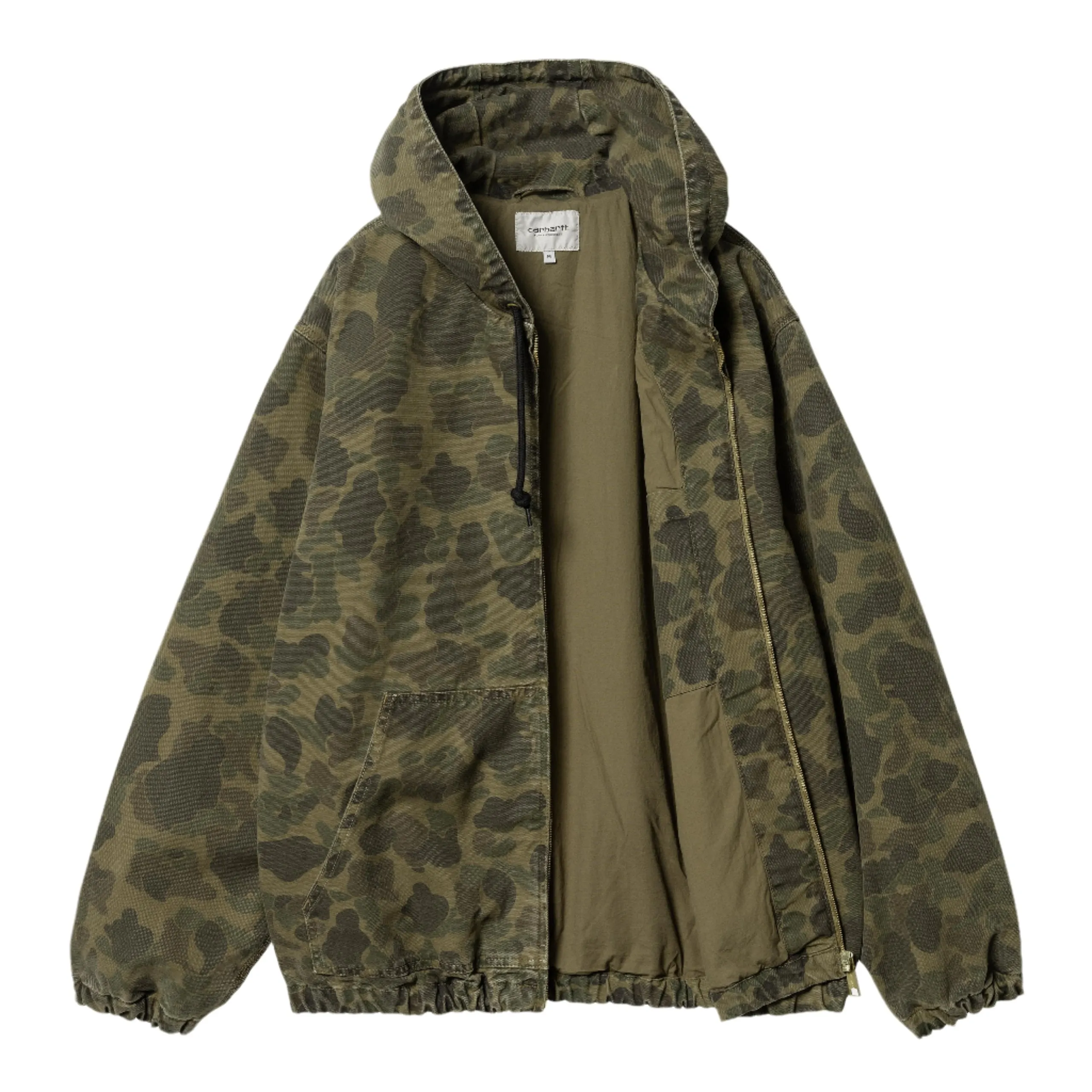 DUCK ACTIVE JACKET CAMO DUCK, GREEN / TURMERIC GARMENT DYED