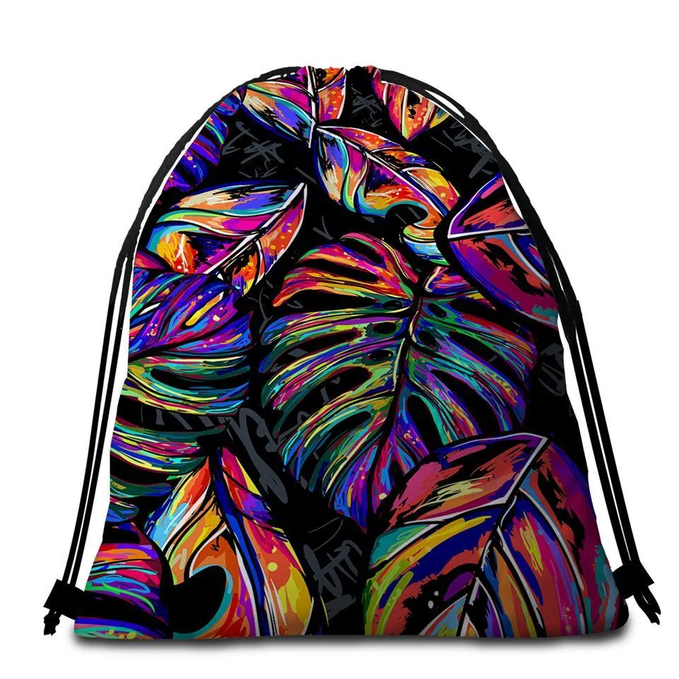 Electropical Towel   Backpack