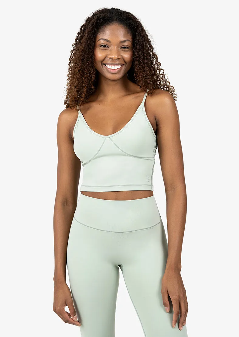 Elevate Life Longline Bra Sage