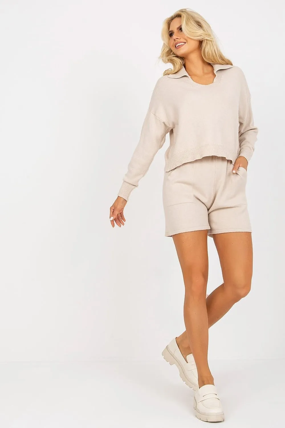 EM Long Sleeve Top And Short Set