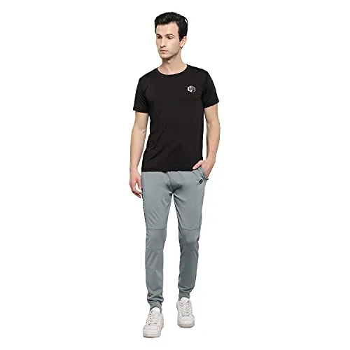 ENDEAVOUR WEAR Men's Regular Fit Polyester Blend Joggers (EWTS_GRYTRACK_M_Grey_M)