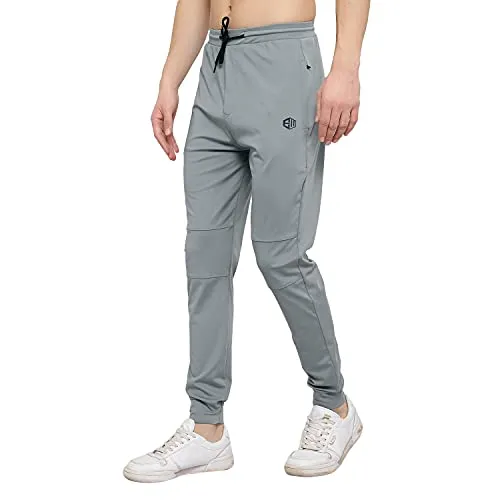 ENDEAVOUR WEAR Men's Regular Fit Polyester Blend Joggers (EWTS_GRYTRACK_M_Grey_M)