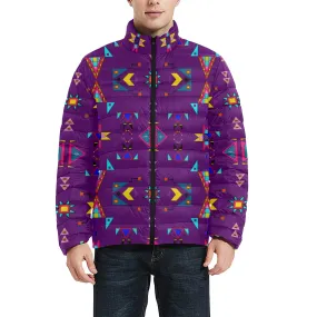 Enemy Territory Berry Men's Padded Jacket