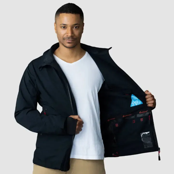 Expedition Ready 2.0 - Men's Eco-Conscious Black Adventure Jacket