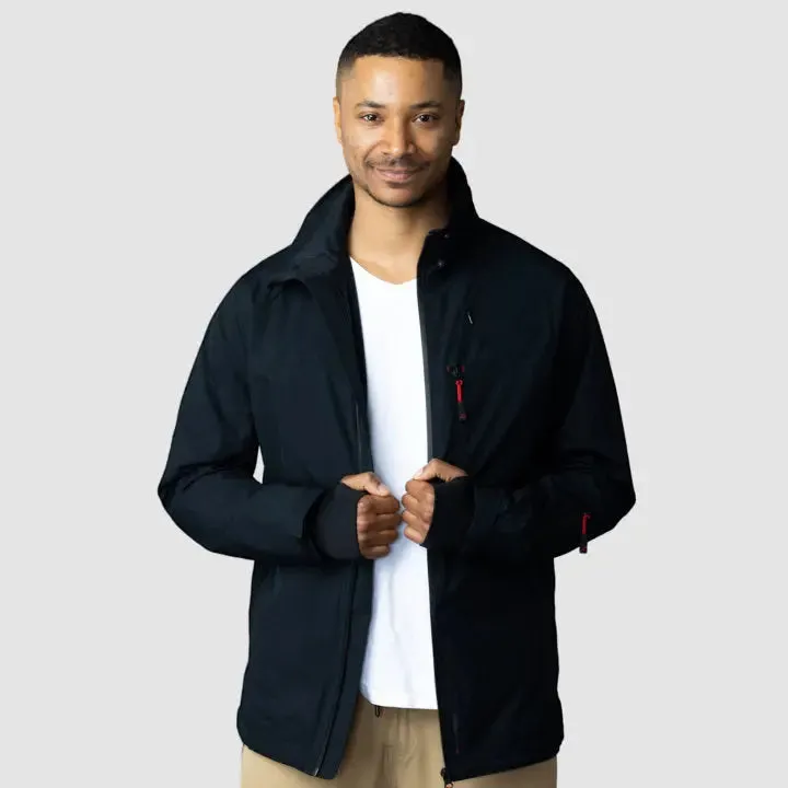 Expedition Ready 2.0 - Men's Eco-Conscious Black Adventure Jacket