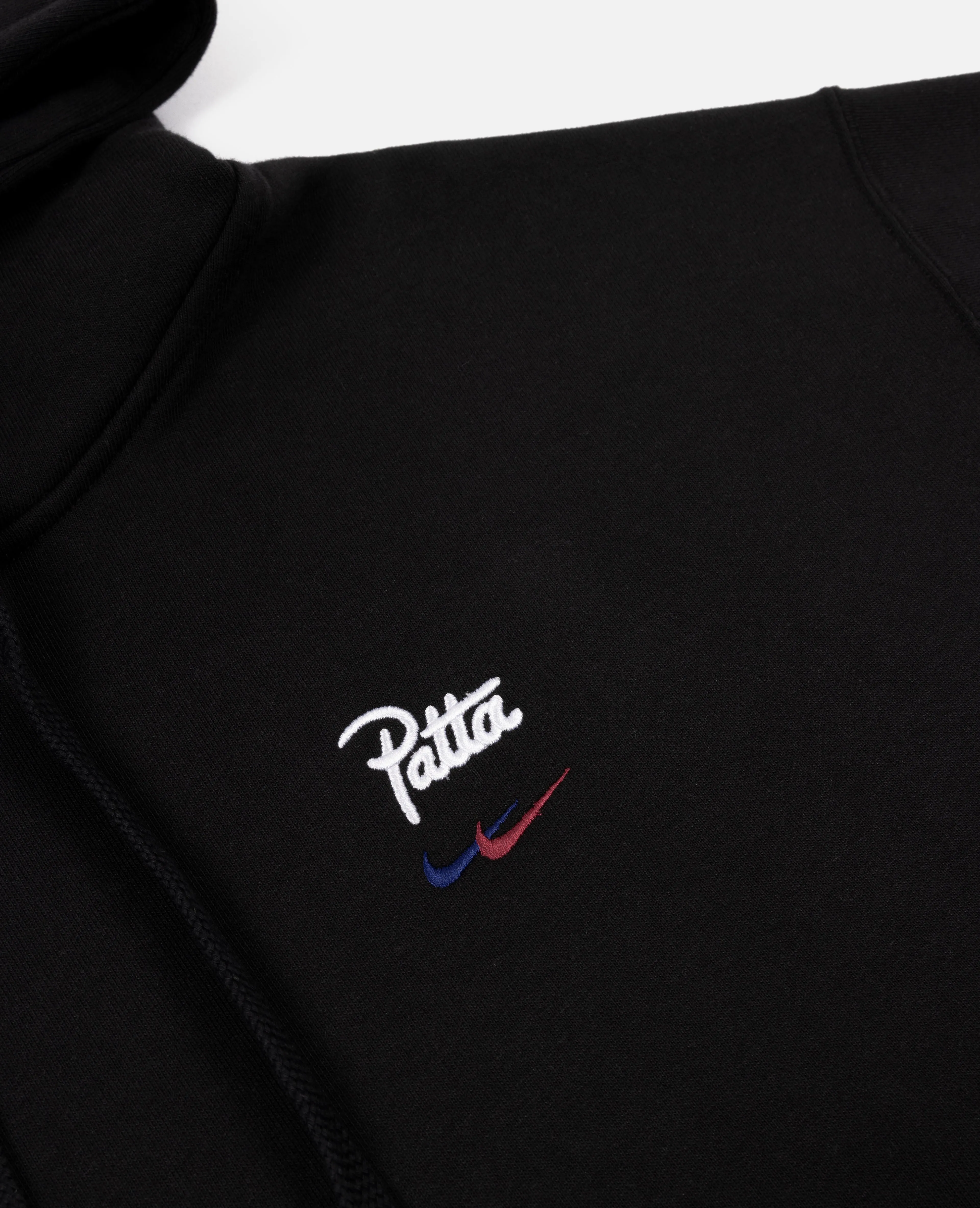 FCB x Patta Culers del Món Hooded Sweater (Black/Deep Royal Blue)