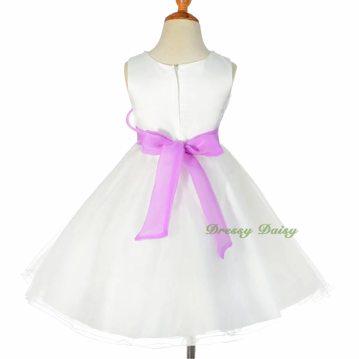 FG294 Girls' Flower Petals Tulle Girl Dresses For Wedding Pageant Party Size 2-10