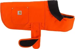 Firm Duck Insulated Dog Chore Coat - Orange