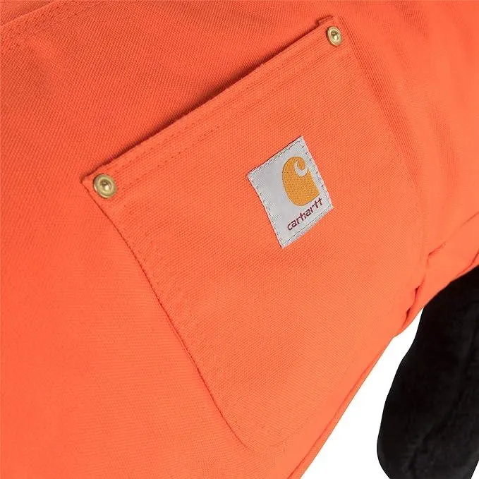 Firm Duck Insulated Dog Chore Coat - Orange